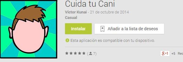 «Cuida tu cani» nuevo simulador para android y gratuito