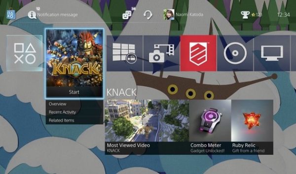 Sony anuncia la actualización 2.0 del Firmware de PlayStation 4