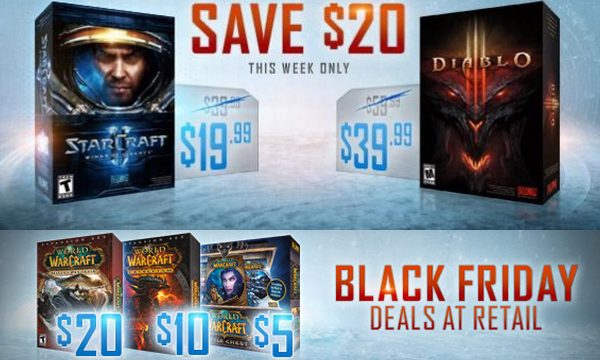 Blizzard se suma al Black Friday con sus mejores títulos