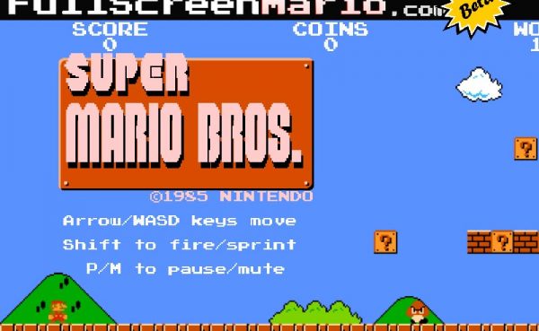 Nintendo borra el código de Full Screen Mario alojado en GitHub