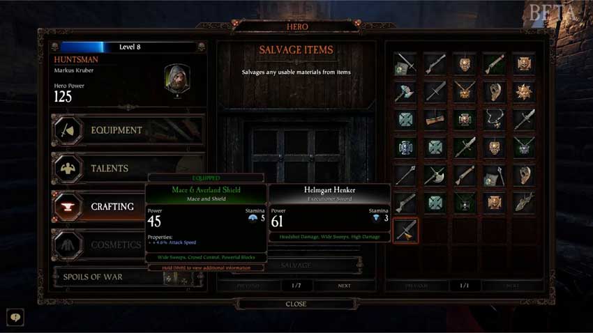 Guía de crafteo para Warhammer: Vermintide 2